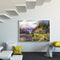 Paint By Numbers Lodge Between Mountains and Forests Painting Kit (B991)