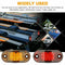 Waterproof Truck Trailer LED Lights Front Rear Side Marker 2.5" Indicators
