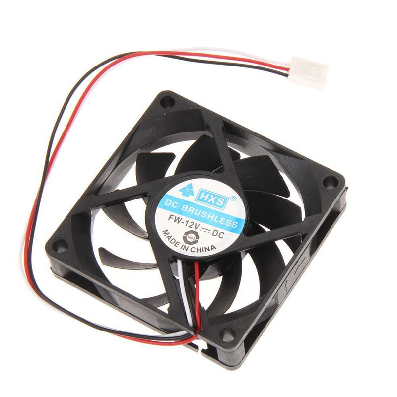 Portable Computer Case Cooler 12V 7cm 70mm PC CPU Cooling Cooler Fan Newly