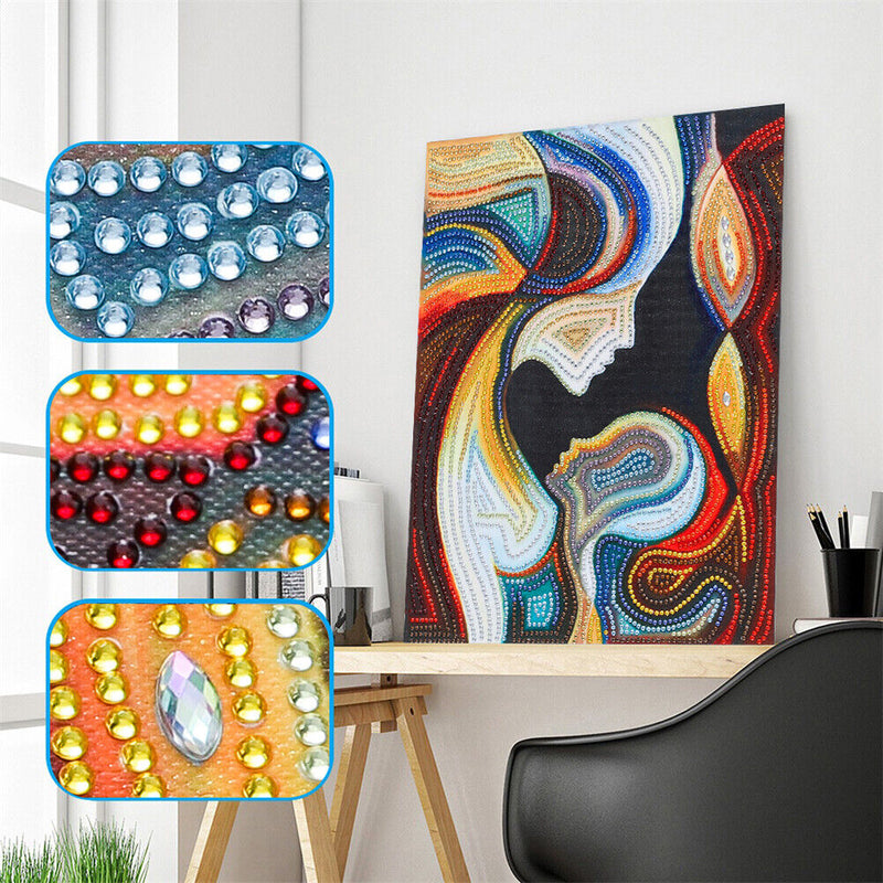 Partial Special Shape Drill Diamond Painting Mom Son Mosaic Rhinestone Draw