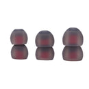 120pcs In Ear Earphone Silicone Earbuds Replace for KZ Headset (Gray+Red)