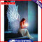 Angel Girl Frameless Picture Oil Paint By Numbers Hand Painted Drawing for Room
