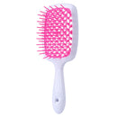 Wide Teeth Air Cushion Combs Scalp Massage Brush Hollow Grid Comb (Red) Newly