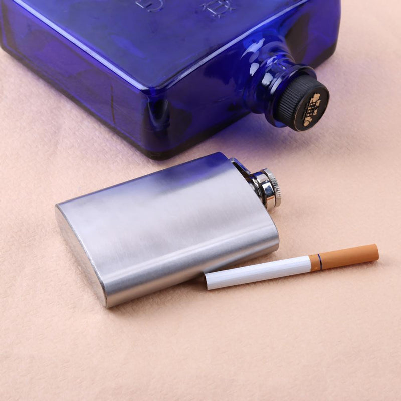 Stainless Steel Fishing Wine Bottle Water Pot Kettle Jug Hip Flask(3.5 oz)