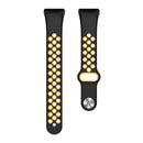 Watch Strap for HUAWEI HONOR Band 6 TPU Bracelet Wristband (Black Yellow) Newly