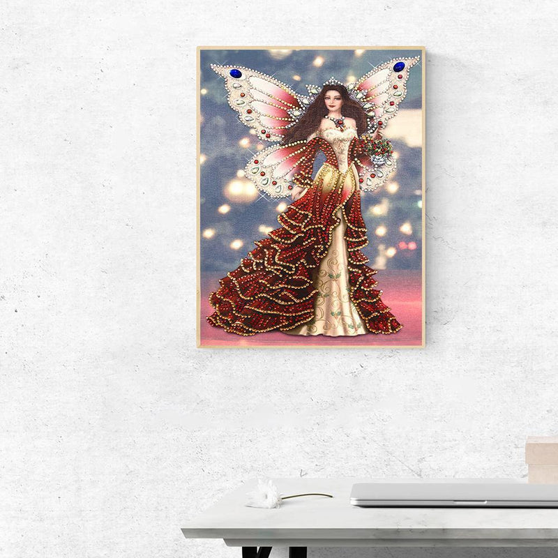 5D DIY Special Shaped Diamond Painting Beauty Cross Stitch Kit Bedroom Decor
