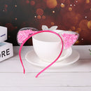 Shining Cartoon Hair Band Crown Transparent Hair Accessories Cat Ear Head Band