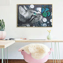 5D Crystal Drill Diamond Painting DIY Mosaic Kits (V037 Butterfly Cat) Newly