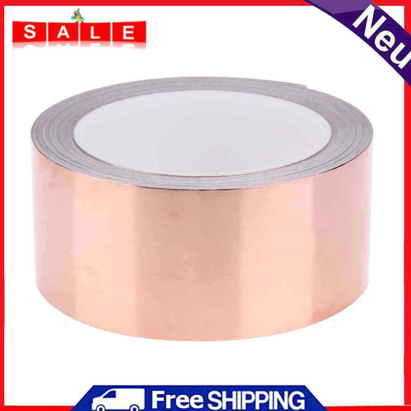 1 roll 20 meters 3 5cm single conductive adhesive EMI shielding copper film a