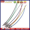 Stainless Steel Wire Rope Keychain Carabiner Cable Keyring Circle Outdoor H