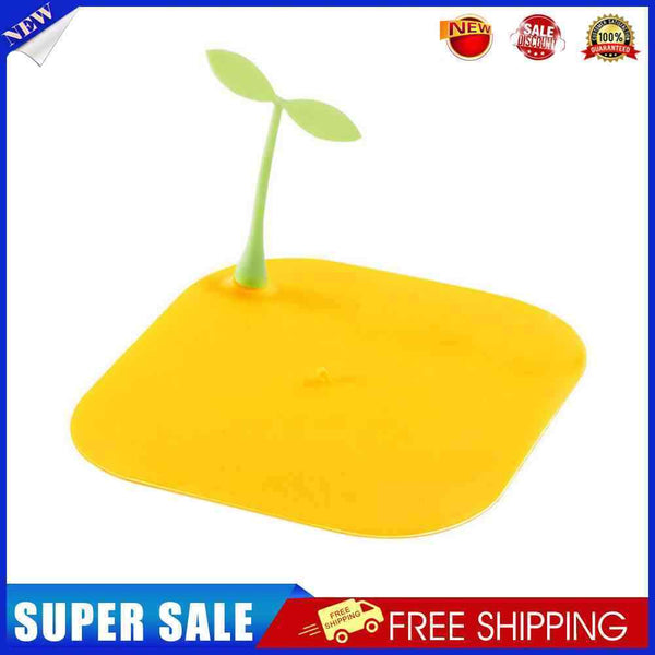 Cute Sprout Bean Seal Cover Prevent Stench Kitchen Sink Plug Sink Water Sto