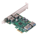 PCI-Express 1X USB 3.0 Riser PCI-E 1 to 4 Expansion Extender for PC Case USB Kit