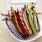 Wave Colorful Braided Ponytail Holder Elastic Rubber Hairband Hair Rope