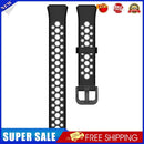 TPU Band for Huawei Band 7 Wristbands Smart Bracelet Strap (Black Grey)