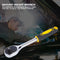 1/4 Torque 24 Teeth Ratchet Socket Wrench Set for Vehicle Bike Repair Tool Newly