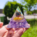 Energy Generator Orgone Pyramid Crystal Jewelry Yoga Meditation Stone (A) Newly