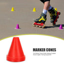 10x Marker Cones Roller Skating Football Soccer Training Equipment (Red) Newly