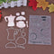 Transparent Silicone Stamps for Album Cards, 2 Pack MS-686