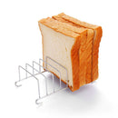 Rectangle Air Fryer Organizer Toast Bread Rack Loaf Stand Non-Stick Holder