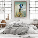 Full Embroidery DIY 14CT Stamped Canvas Art Cross Stitch Kingfisher on River Kit