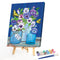 Flowers Butterflies Oil Paint By Numbers Kits DIY Handpainted on Canvas Art