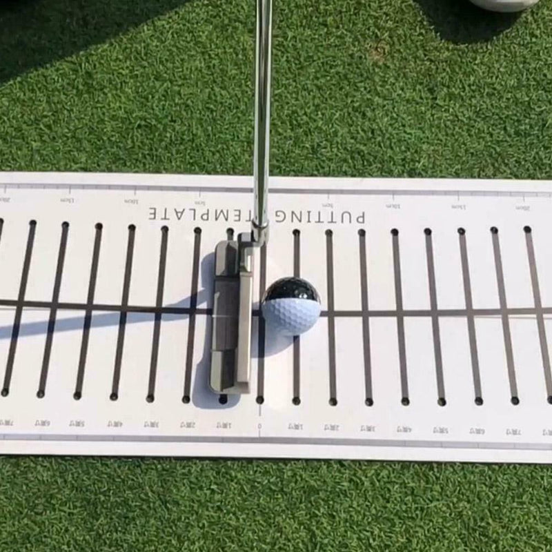 Practice Swing Training Paper Labels Golf Putting Practice White Track X3D5