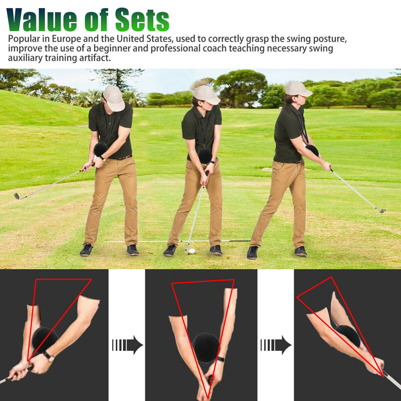 Adjustable Smart Golf Swing Posture Correction Impact Ball Training Teaching Aid