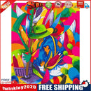 DIY Painting By Numbers on Canvas Abstract Oil Coloring Drawing Picture Art