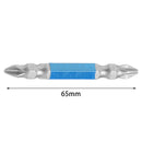 Double Head Cross Magnet Batch Electric Drill Screwdriver Bits (65mm)