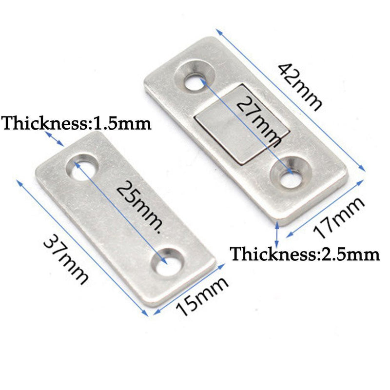 Ultra-thin Strong Suction Magnetic Door Lock Stainless Steel Stealth Magnetism