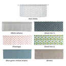 2pcs Short Curtain Shading Home Decor for Window Screen (White Grid)