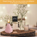 Strawberry Shaped Scented Candles Cake Decorations & Pleasant Scent (B) Newly