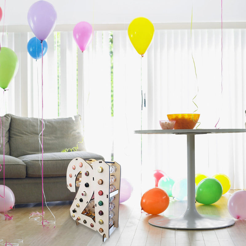 Creative 21st Birthday Wine Rack Bar Wine Display Storage Hanger Wooden Cra