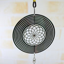 Rotating Wind Chime Novelty Sculpture Wind Chime with Spiral Tail Ball (A) Newly