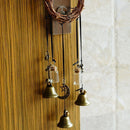 Witch Bells Wind Chimes Hemps Twine Wall Hanging Door Wall Handle Blessing T8Y6