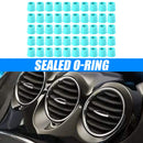 50pcs A/C 1/4 inch Charging Pants Manifold Repair Rubber Sealing O-ring Green