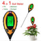 4 in 1 LCD Digital Moisture Temperature Sunlight Meter PH Garden Soil Tester