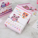6"" Cartoon Owl Photo Album 100 Sheets Family Wedding Pictures Storage Case