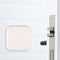 Punch Free Door Bumper Protector Self Adhesive Handle Square Pads (White) Newly