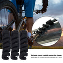 5pcs Bicycle Brake Cable Protector Anti-Friction Protective Cover (Black) Newly