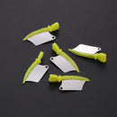 40pcs Dental Prime Teeth Interproximal Plastic Wedge w/Steel Matrix (Green)