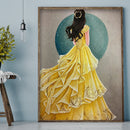 5D DIY Full Square Drill Diamond Painting Kit Fairy Princess Drawing Orname