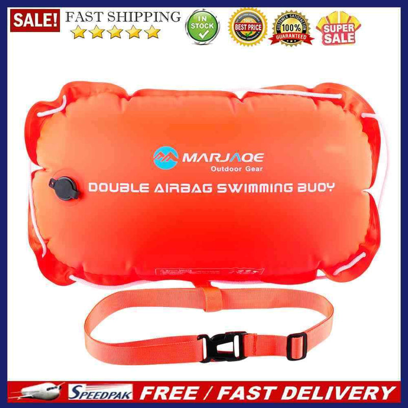 Double Airbag Outdoor Training Swimming Buoy Water Sports Float Signal Tow Ba