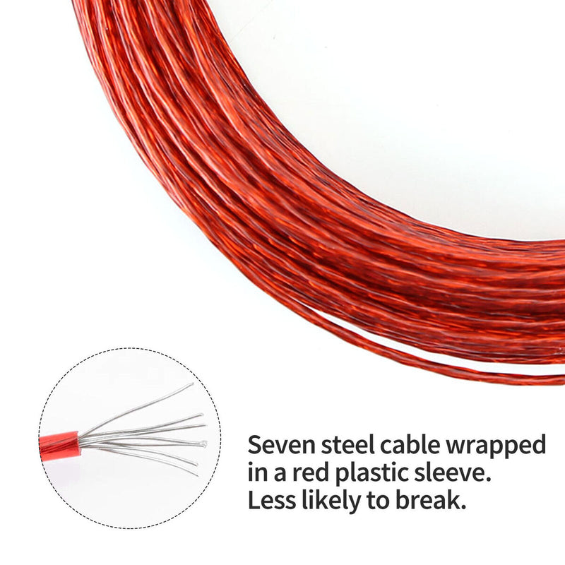 100ft Swimming Pool Cover Cable Tightener Wire Pool Car Tent Cover Ratchet