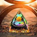 Healing Crystal Orgone Energy Generator Reiki Chakra Protect Home Office Decor