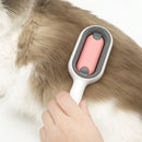 #A Pet Cat Hair Removes Brush Cleaning Wipes Floating Sticky Hair Massages Comb