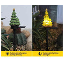 Solar Christmas Tree Yard Stake LED Light Landscape Lamp Outdoor Decoration~