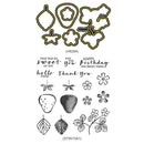 Strawberry Leaf Flower Silicone Clear Seal Stamps for Photo Album Decoratio