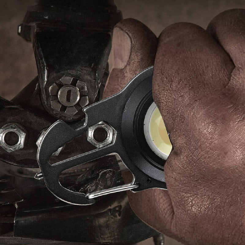 #A Mini LED Flashlight Keychain Rechargeable 500LM Bottle Opener Camping Work Li