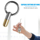 Outdoor Camping Hiking Tiny Cutting Tool Portable Capsule Cutter with Keychain